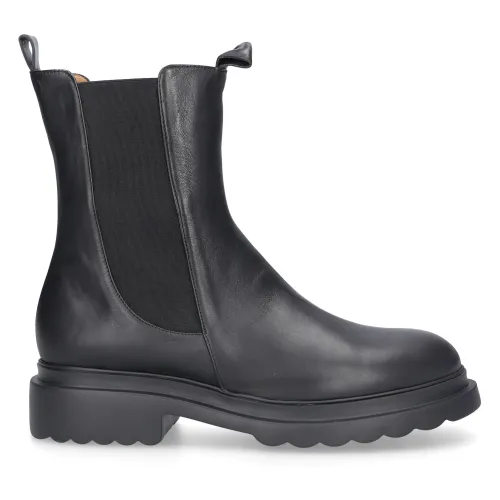 Pomme D'or , Stylish Chelsea Boots in Kalbsleder ,Black female, Sizes: