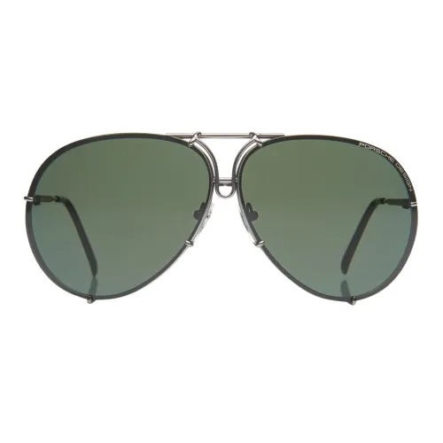 Porsche Design , Exclusive Men's Sunglasses with Interchangeable Lenses ,Green unisex, Sizes: