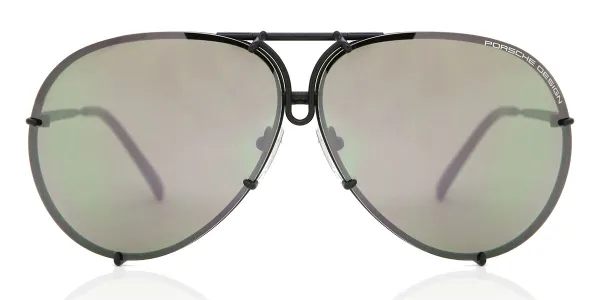Porsche Design P8478 D343 Men's Sunglasses Black Size 66
