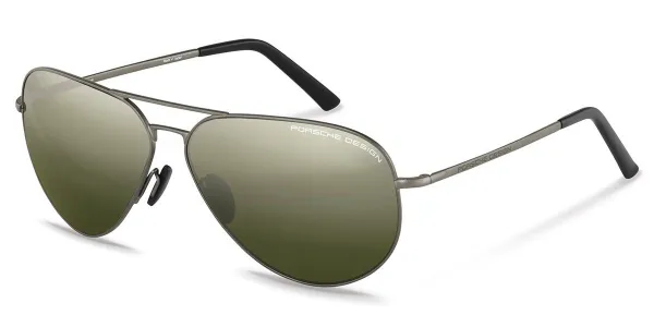 Porsche Design P8508 Polarized U Men's Sunglasses Grey Size 64