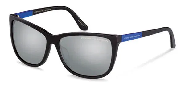 Porsche Design P8590 A Women's Sunglasses Black Size 61