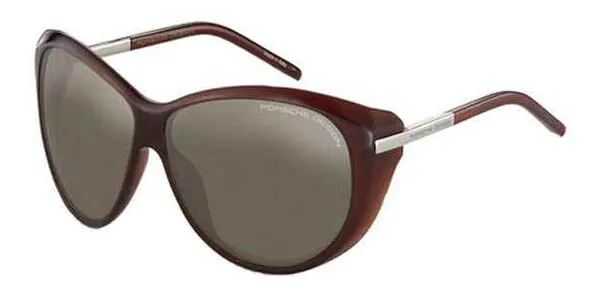 Porsche Design P8602 B Women's Sunglasses Brown Size 64