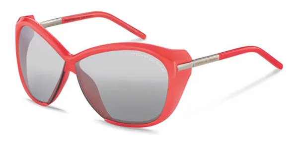 Porsche Design P8603 A Women's Sunglasses Red Size 66