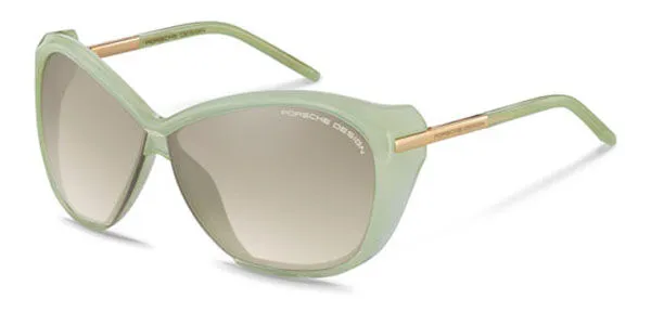Porsche Design P8603 B Women's Sunglasses Green Size 66