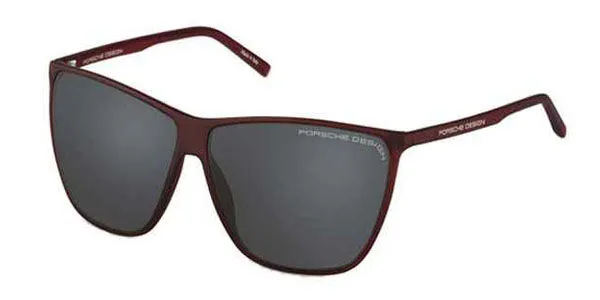 Porsche Design P8612 D Women's Sunglasses Red Size 61