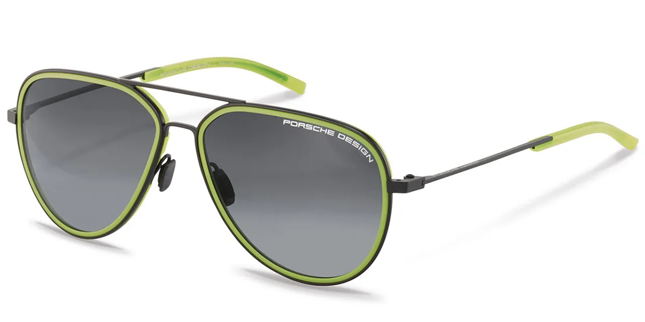 Porsche Design P8691 D Men's Sunglasses Green Size 60