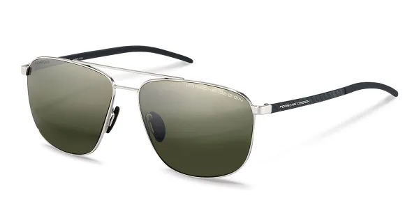 Porsche Design P8909 D Men's Sunglasses Silver Size 60