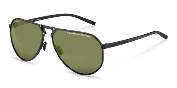 Porsche Design P8938 Polarized A Men's Sunglasses Black Size 64