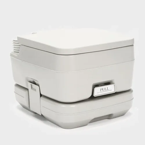 Portable Flush Toilet - White, White