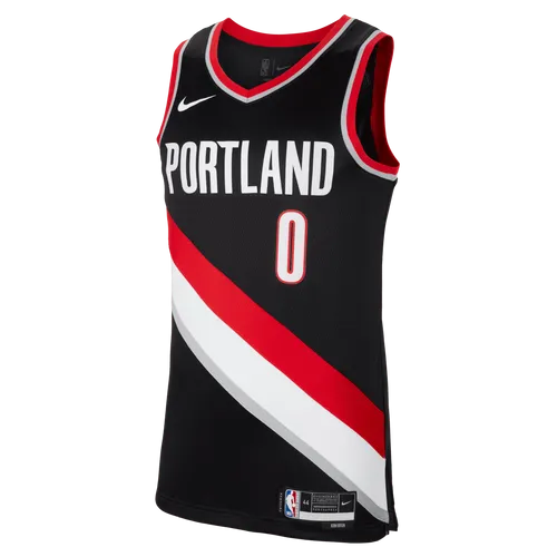 Portland Trail Blazers Icon Edition 2022/23 Men's Nike Dri-FIT NBA Swingman Jersey - Black - Polyester