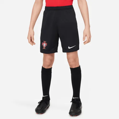 Portugal 2024 Stadium Away Older Kids' Nike Dri-FIT Football Replica Shorts - Blue - Polyester