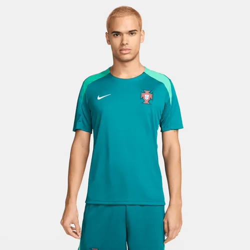 Portugal Strike Men's Nike Dri-FIT Football Short-Sleeve Knit Top - Green - Polyester