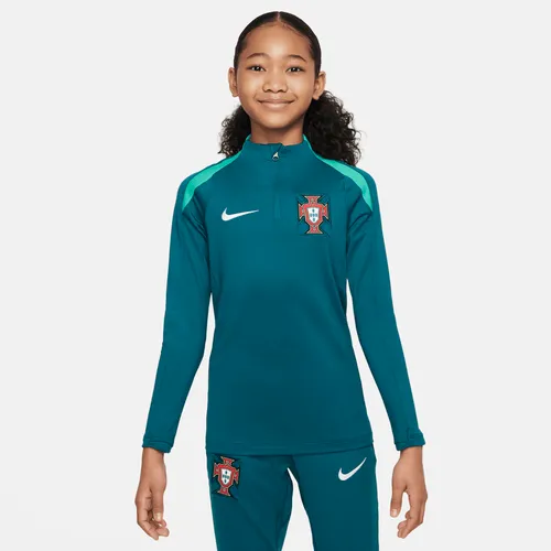 Portugal Strike Older Kids' Nike Dri-FIT Football Drill Top - Green - Polyester