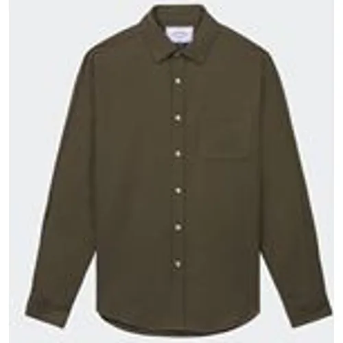 Portuguese Flannel Men's Teca Flannel Shirt in Olive
