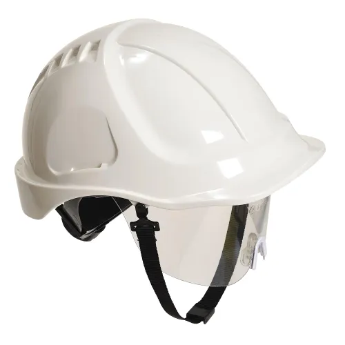 Portwest PW54 Endurance Plus Visor Workwear Safety Helmet