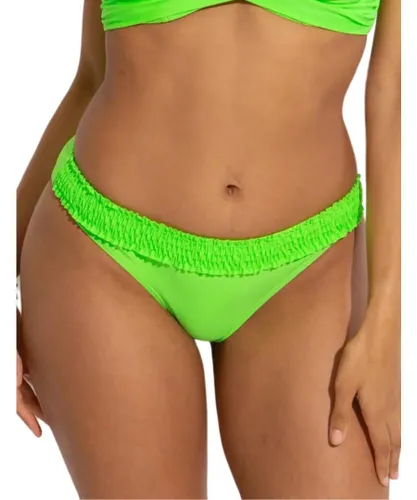 Pour Moi Womens 13213R Free Spirit Bikini Brief - Green Elastane