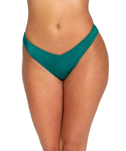 Pour Moi Womens 13613 Space Bikini Brief - Green Elastane