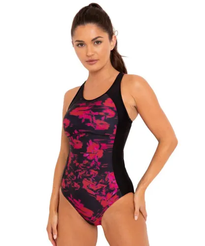 Pour Moi Womens 1428 Energy Chlorine Resistant Recycled Swimsuit - Multicolour