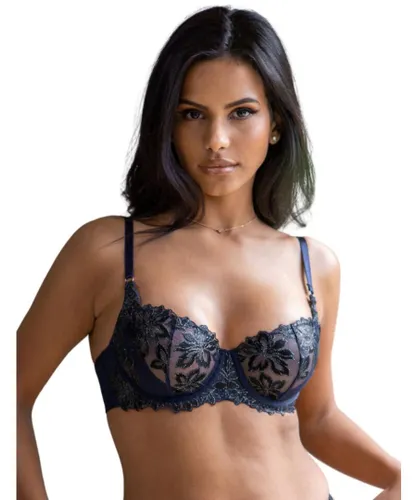 Pour Moi Womens 22502 Roxie Underwired Bra - Blue