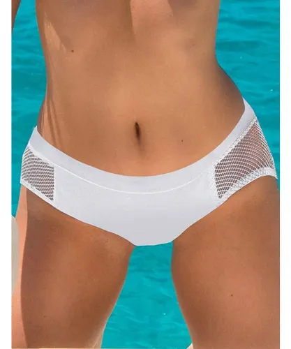 Pour Moi Womens 30010 Glamazon Boy Short Bikini Brief - White