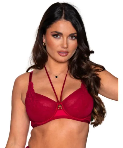 Pour Moi Womens 38100 Lavish Underwired Bra - Red