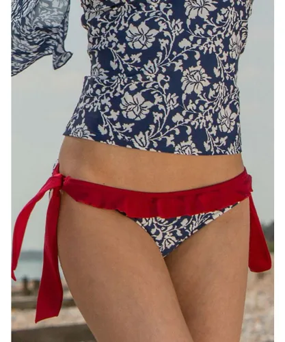 Pour Moi Womens 7104 ? Aloha Tie Side Bikini Brief - Blue