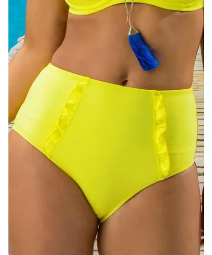 Pour Moi Womens 80003 Getaway Control Bikini Brief - Yellow