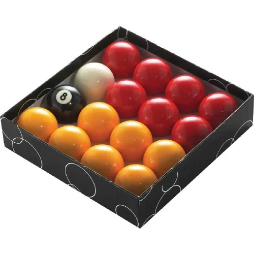 PowerGlide 16 Ball Pool Billiards Set | Reds and Yellows |