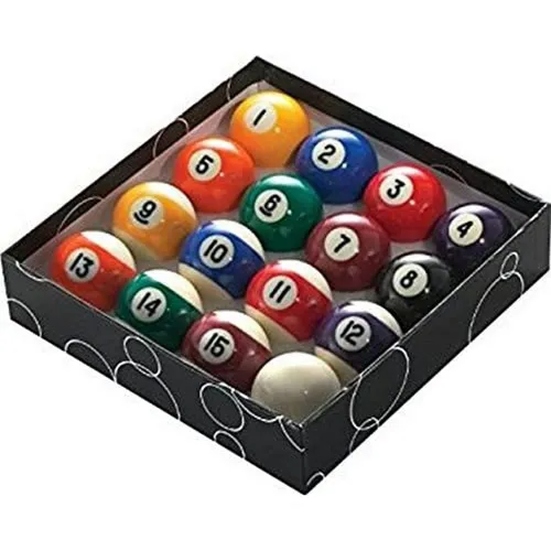 PowerGlide 16 Ball Pool Billiards Set | Spots and Stripes |