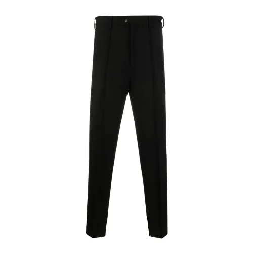 Prada , Black Stretch Trousers with Elasticized Ankles ,Black male, Sizes: