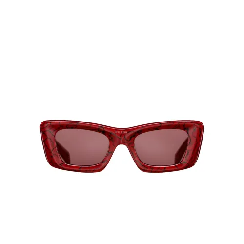 Prada , Cat-Eye Sunglasses 15D-08S ,Red female, Sizes: