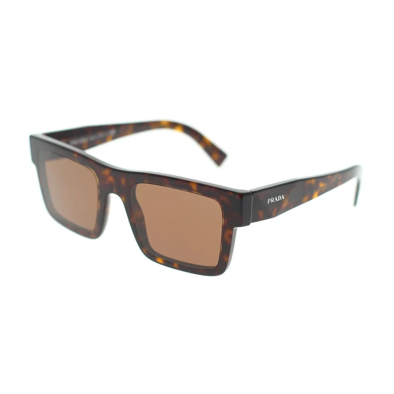 Prada , Classic Rectangular Sunglasses ,Brown unisex, Sizes: