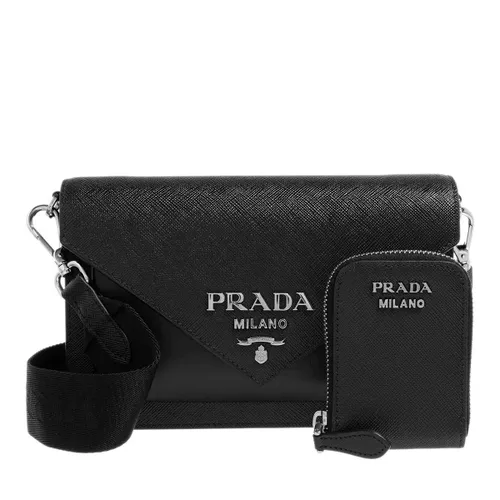 Prada Crossbody Bags - Leather Crossbody Bag - black - Crossbody Bags for ladies
