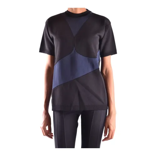 Prada , Feminine Striped T-Shirt ,Black female, Sizes: