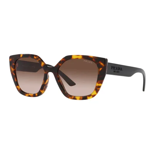 Prada , Havana Honey Sunglasses Brown Shaded ,Brown female, Sizes: