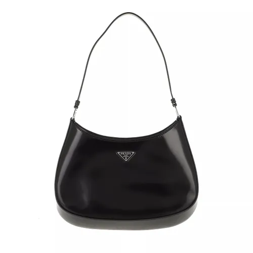 Prada Hobo Bags - Cleo Medium Open Hobo With Automatic And Thin Shou - black - Hobo Bags for ladies
