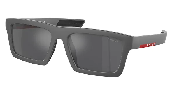Prada Linea Rossa PS02ZSU 18K60A Men's Sunglasses Grey Size 55