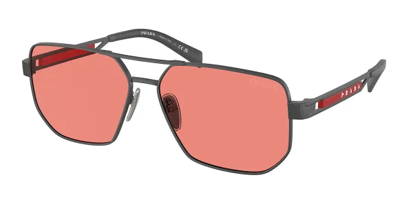 Prada Linea Rossa PS51ZS 15P20B Men's Sunglasses Grey Size 59
