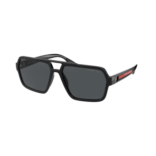 Prada , Linea Rossa Sunglasses PS 01Xs ,Black male, Sizes: