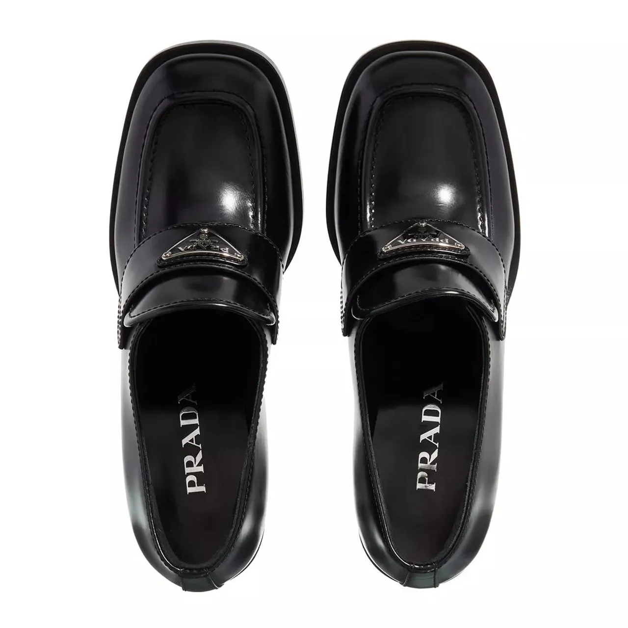 Prada Loafers & Ballet Pumps - Leather Mocassins - black - Loafers & Ballet Pumps for ladies