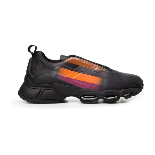 Prada , Low-Top Sneakers with Block Colour Effect ,Black male, Sizes: