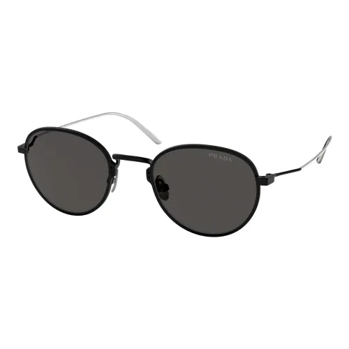 Prada , Matte Black/Grey Sunglasses ,Multicolor male, Sizes: