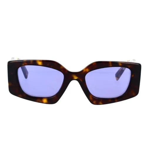 Prada , Oversized Irregular Sunglasses ,Brown unisex, Sizes: