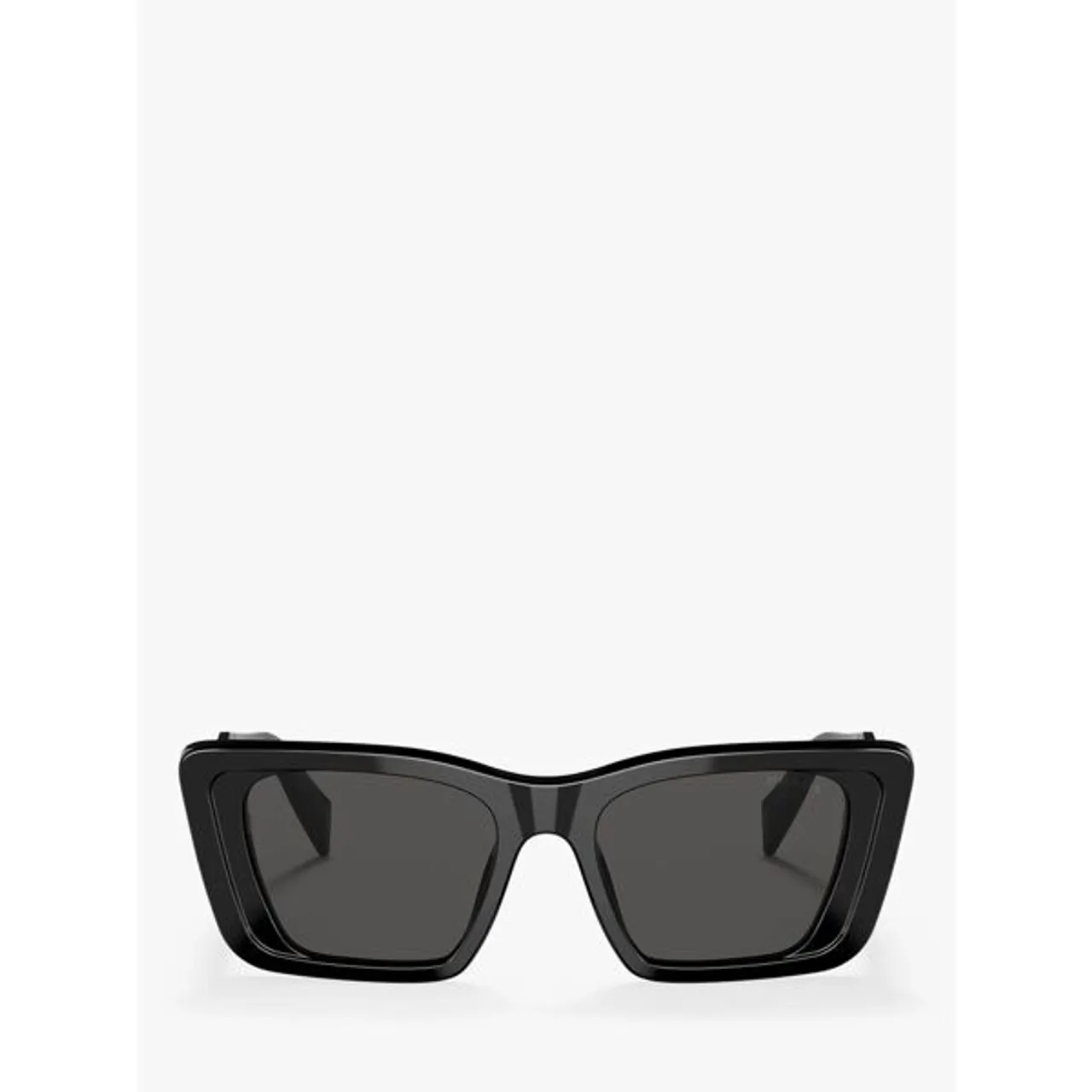 Prada PR 08YS Women's Butterfly Sunglasses, Black - Black - Female