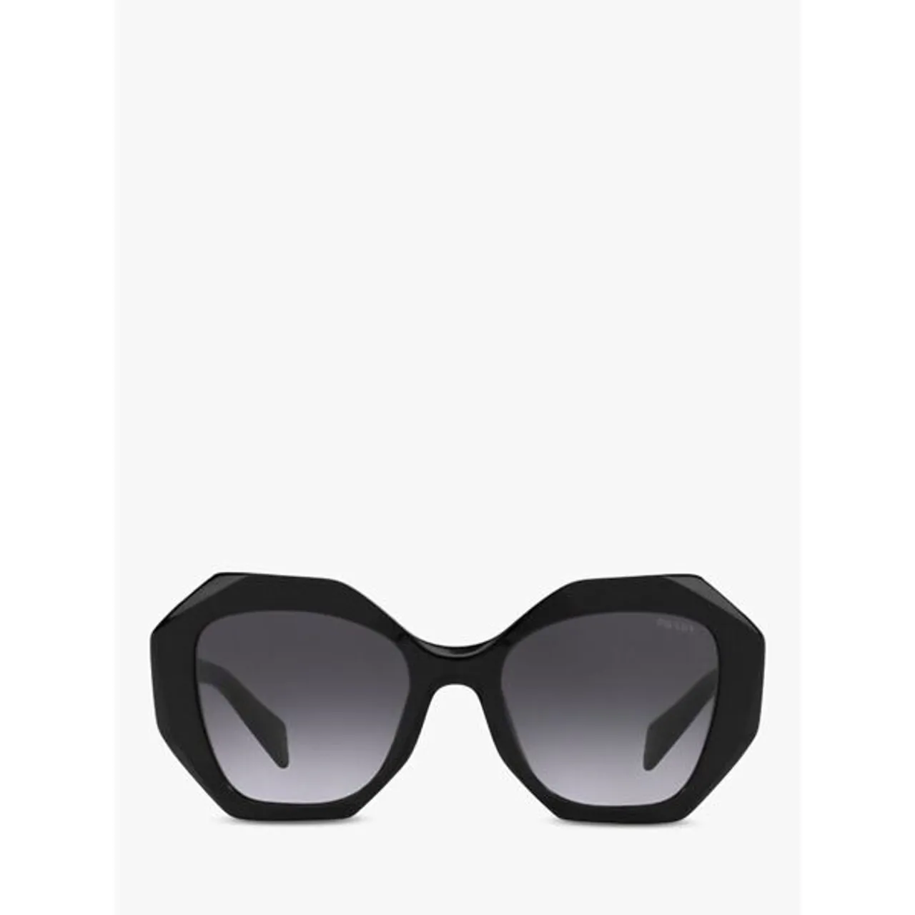 Prada PR 16WS Women's Irregular Shaped Sunglasses - Black/Black Gradient - Female