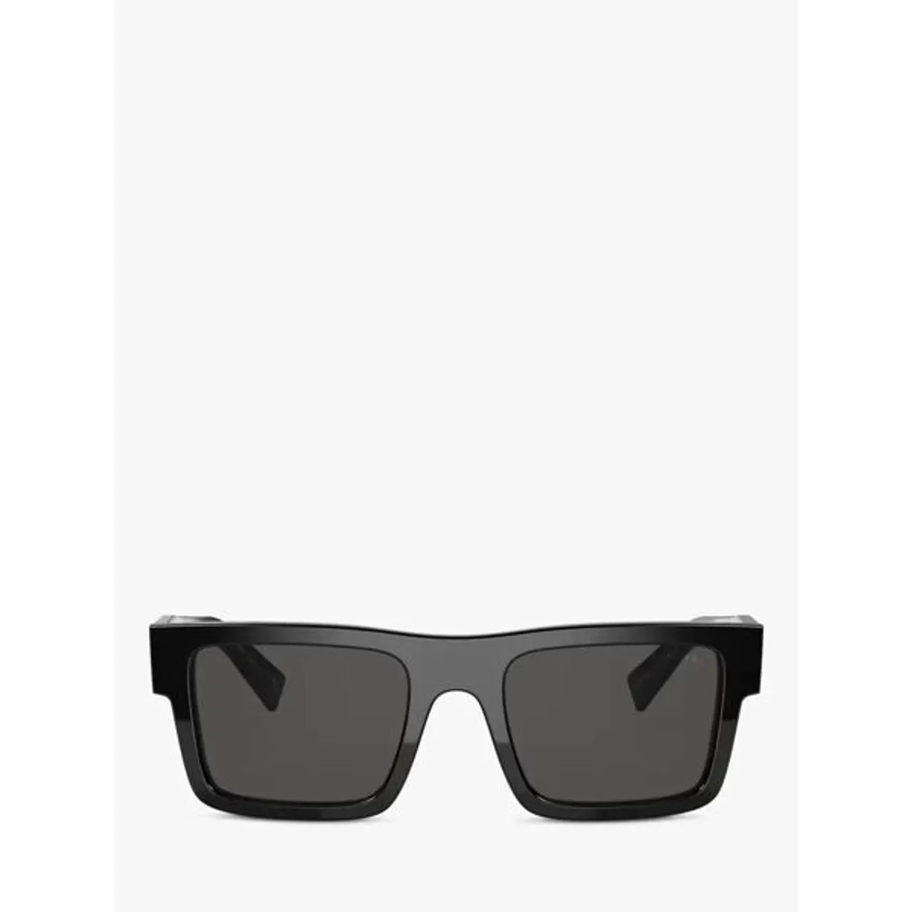 Prada PR 19WS Men's Square Sunglasses, Black - Black - Male