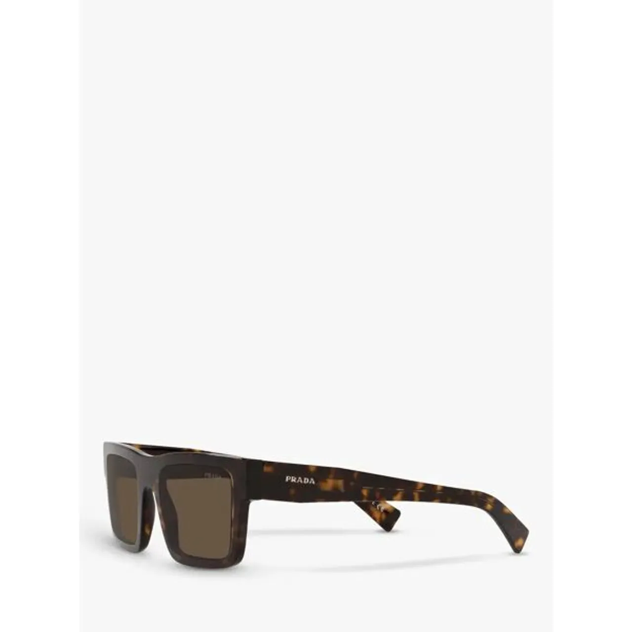 Prada PR 19WS Men's Tortoiseshell Square Sunglasses, Brown - Brown - Male