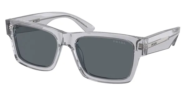 Prada PR 25ZS U430A9 Men's Sunglasses Clear Size 56