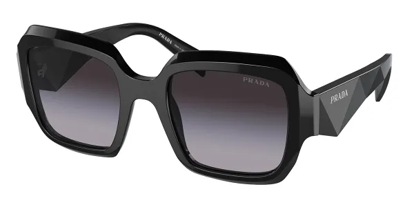 Prada PR 28ZS 16K90A Women's Sunglasses Black Size 53