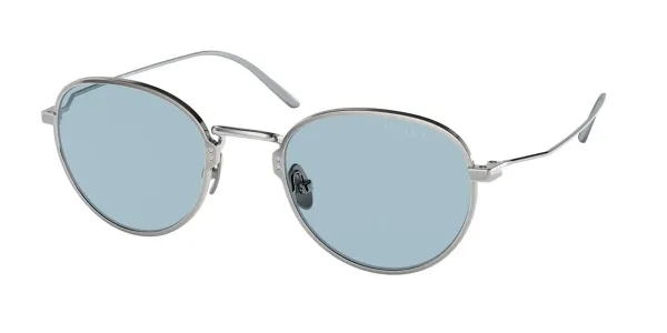 Prada PR 53WS 05Q05I Men's Sunglasses Silver Size 50